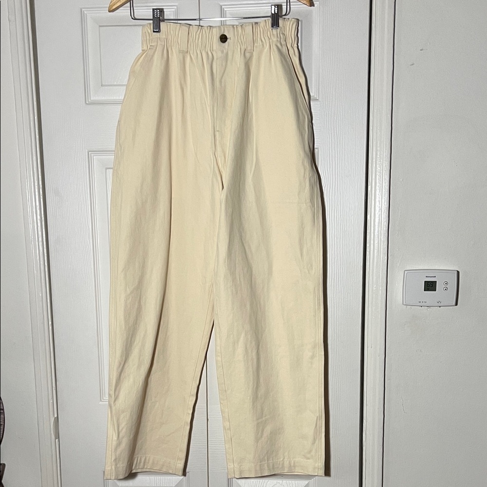 NWT Butter Goods Men's Wide Leg Pants bone Medium